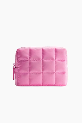 Quilted Makeup Bag