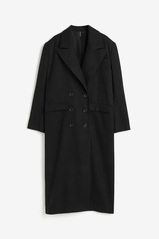 Double-breasted Twill Coat