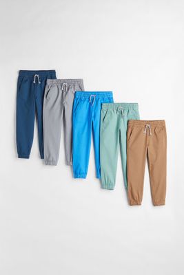 5-pack Twill Joggers