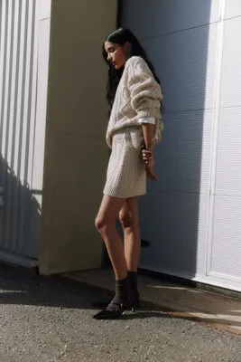 Wool-blend Mini Skirt