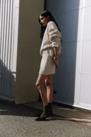 Wool-blend Mini Skirt