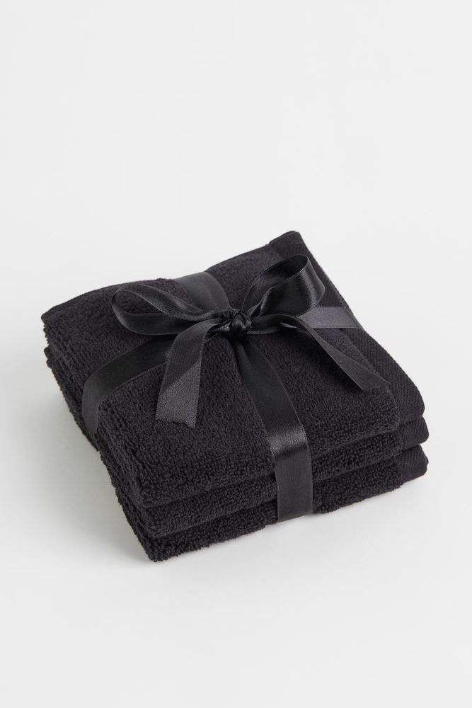 3-pack Cotton Terry Washcloths