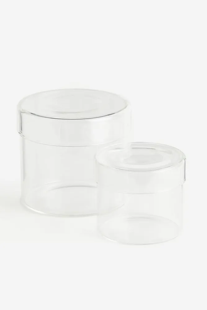 Small Glass Jar with Lid
