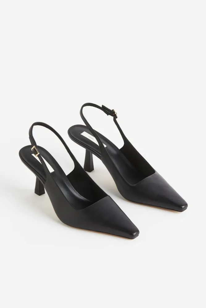 Leather Slingbacks