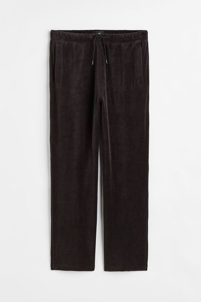 Relaxed Fit Velour Joggers
