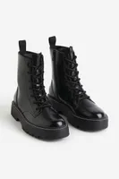 Chunky Lace-up Boots