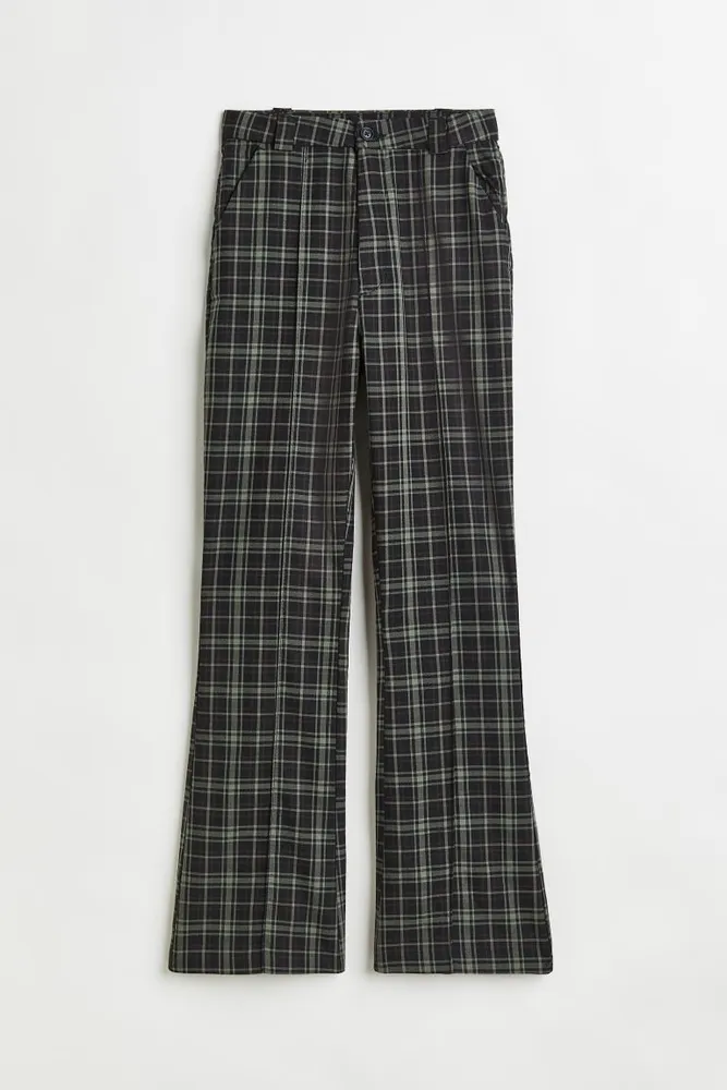 Flared Formal Pants Black