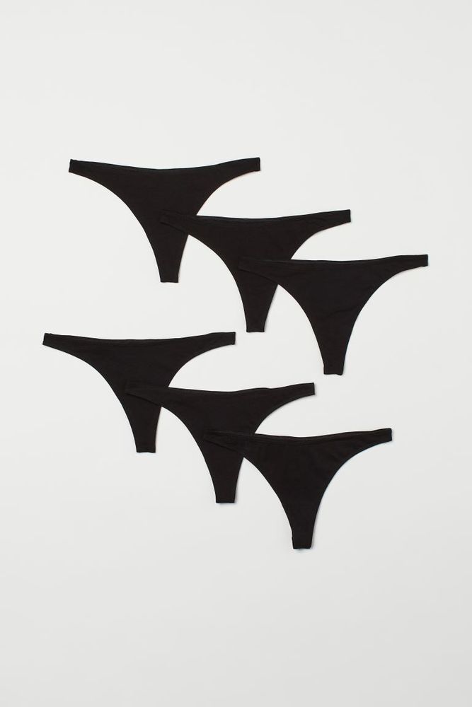 H&M+ 6-pack Cotton Thong Briefs