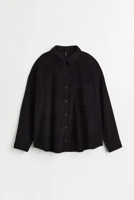 H&M+ Oversized Corduroy Shirt