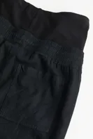 MAMA Linen-blend Pants