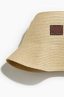 Straw Bucket Hat