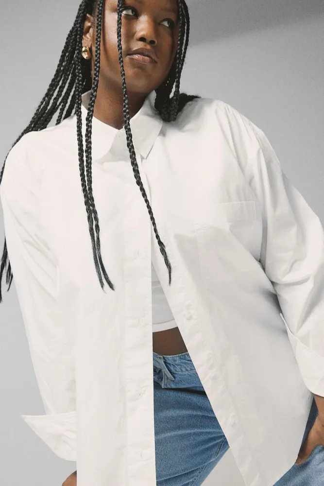 Oversized Poplin Shirt