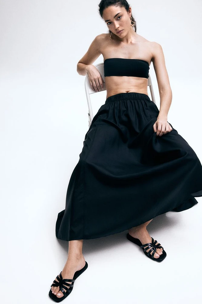 A-line Silk Skirt