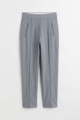 Wool-blend Suit Pants