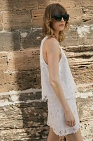 Eyelet Embroidery Tank Top