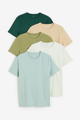 5-pack Slim Fit T-shirts