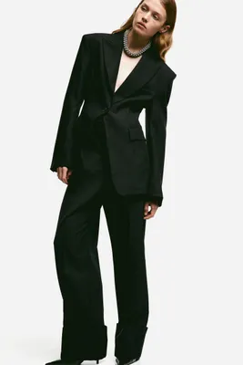 H&M Ladies Tapered-waist Dress
