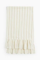 Ruffle-trimmed Table Runner