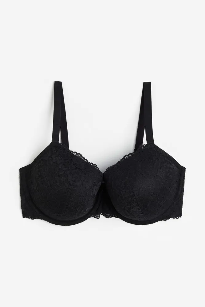 H&M Lacy Black and Cream Strapless Bra 34A Size undefined - $8