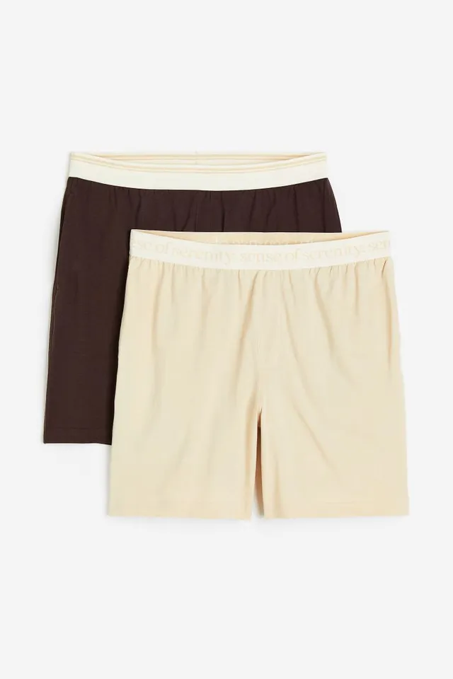 H&M 2-pack Pointelle Pajama Boxer Shorts