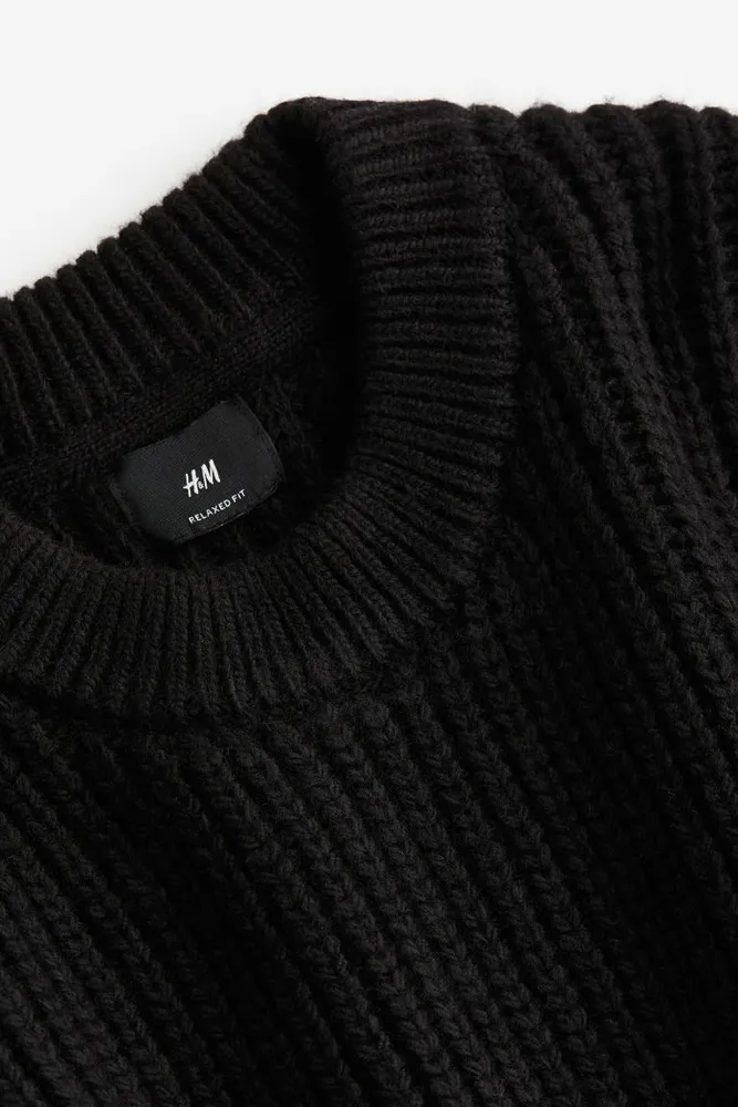 H&M Loose Fit Rib-knit Sweater