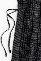 Drawstring-detail Kaftan Dress