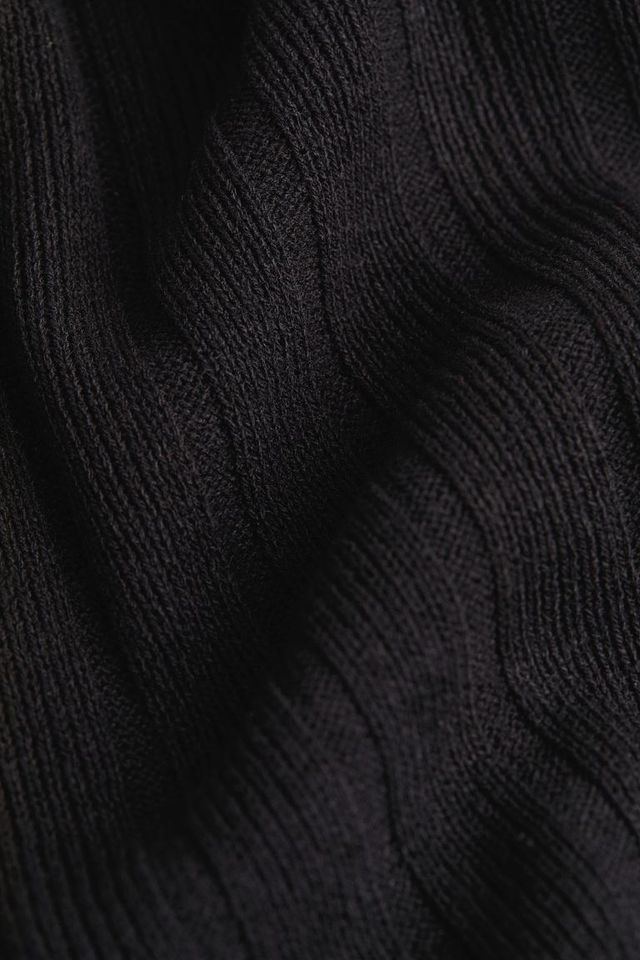 Rib-knit Merino Wool Pants