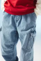 Denim Cargo Pants