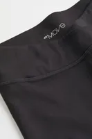 Wrapover-waist Sports Leggings