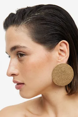 Disc-shaped Earrings