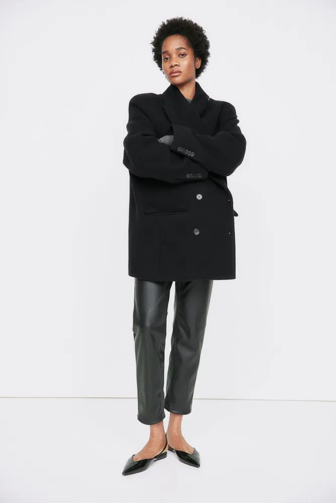 H&M MAMA Coated Pants