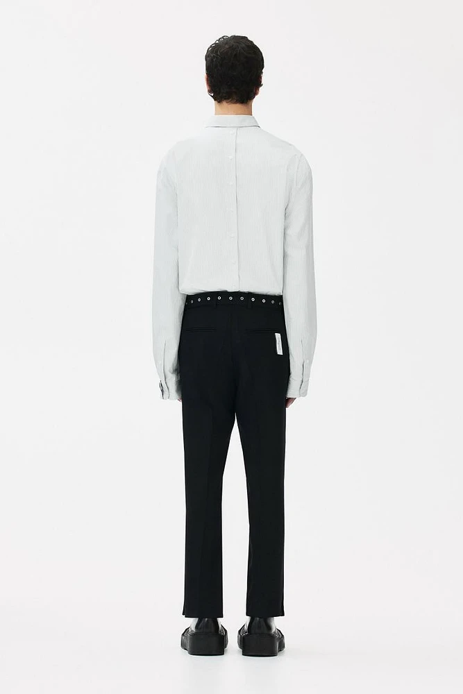 Wool Pants with Belt