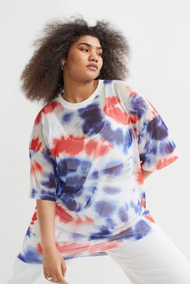 H&M+ Mesh T-shirt Dress