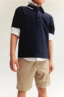 2-piece Polo Shirt and Shorts Set