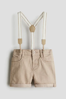 Shorts with Suspenders