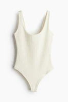 Textured Thong Bodysuit