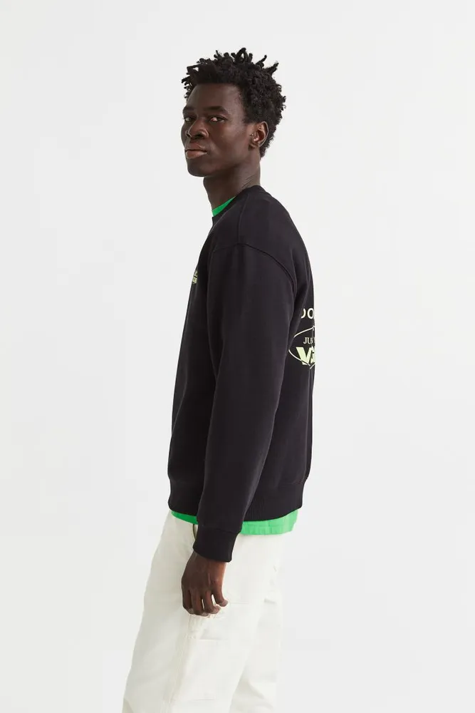 Relaxed Fit Printed Sweatshirt