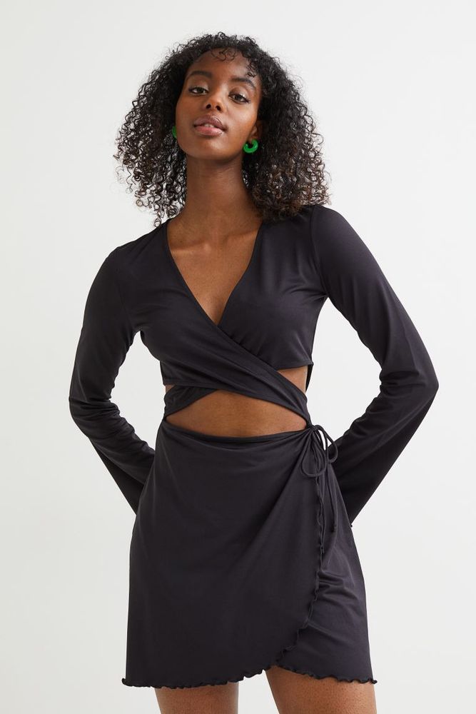 V-neck Wrap Dress