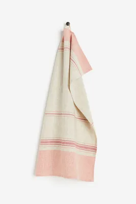 Linen-blend Tea Towel