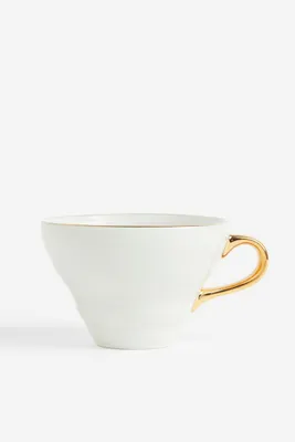Textured Porcelain Cup