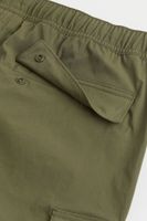 Regular Fit Nylon Cargo Shorts