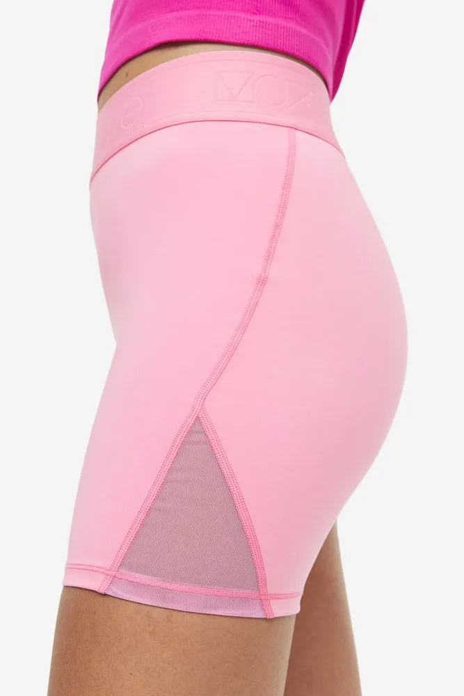 H&M DryMove™ Mesh-detail Sports Hot Pants