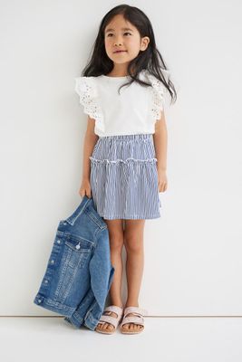 2-pack Tiered Cotton Skirts