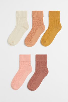 5-pack Pointelle Socks