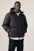 Loose Fit Water-repellent Puffer Jacket