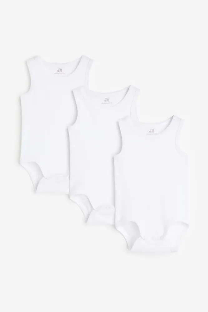 H&M 3-pack Cotton Bodysuits  Willowbrook Shopping Centre