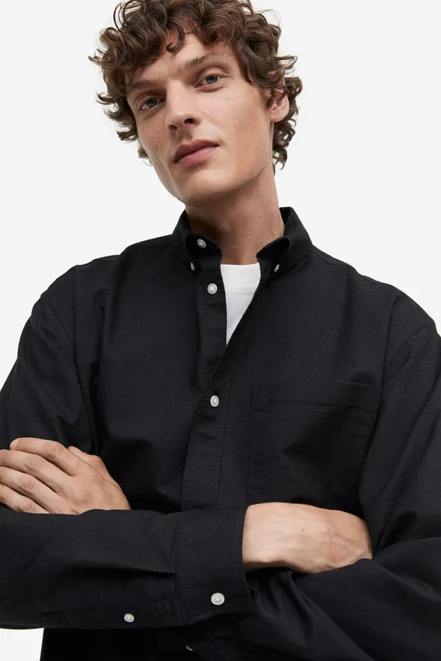 H&M Men's Regular Fit Oxford Shirt