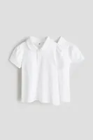 2-pack Cotton Polo Shirts