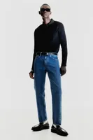 Slim Fit Half-zip Scuba Polo Shirt