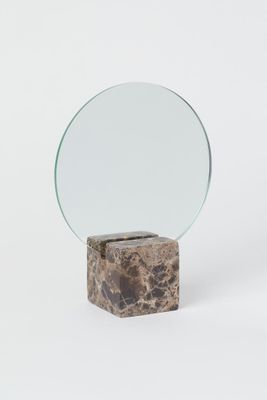 Small Mirror with Marble Base